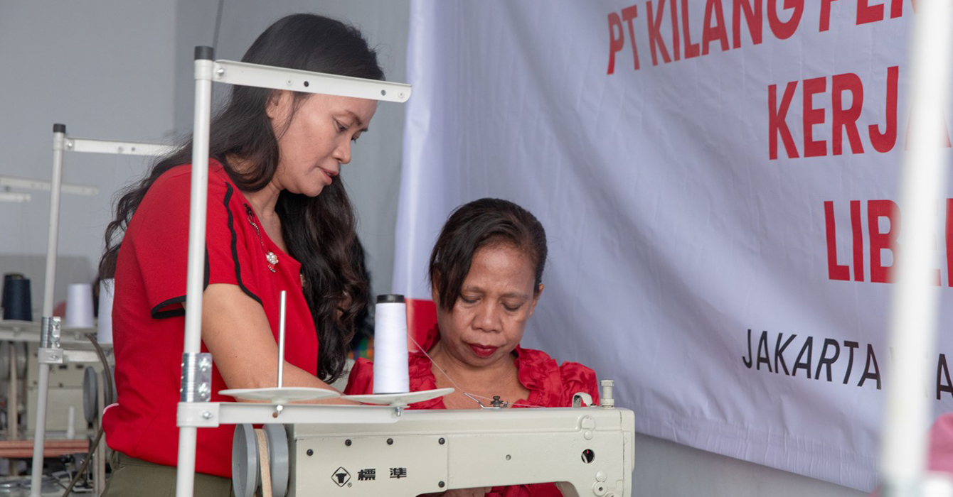 Uplifting women affected by poverty and violence via skill-building